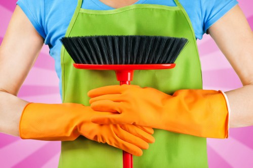 Move in cleaning for a modern flat in TW8 with access and parking considerations