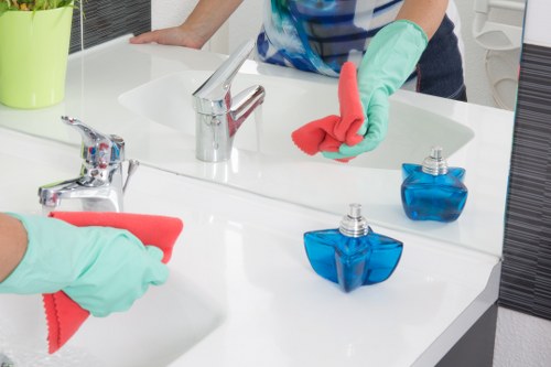 Local cleaner preparing a TW8 home for a deep clean