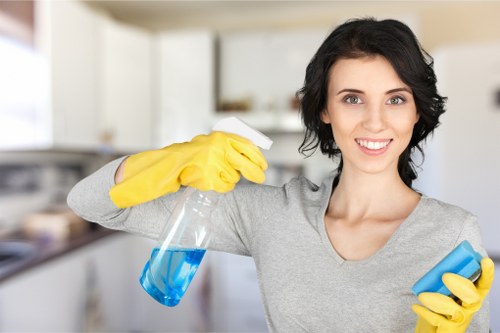 Professional deep cleaning in a TW8 apartment bathroom