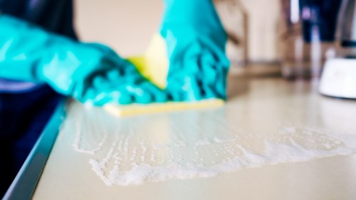 Professional cleaning of fabric seating in a Brentford property